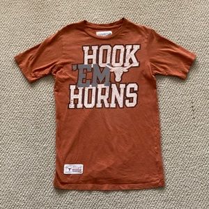 Section 101 Burnt Orange Texas Longhorns T-Shirt Short Sleeve Shirt Small EUC
